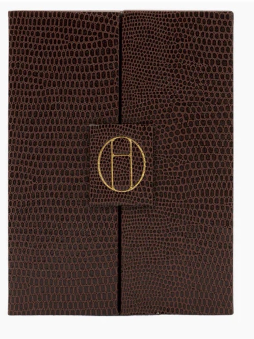NEW Heaven Mayhem Playing Cards in Lizard-Embossed Leather Card Case